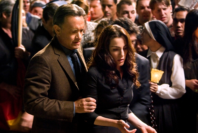 Tom Hanks and Ayelet Zurer star in Columbia Pictures suspense thriller Angels and Demons.