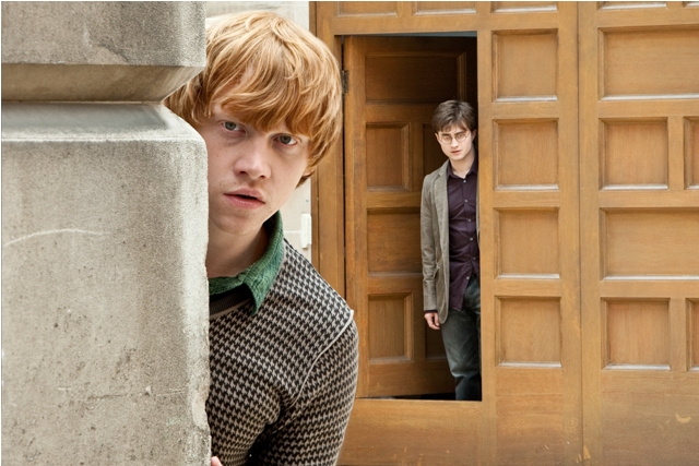 Rupert Grint (left) and Daniel Radcliff in Harry Potter and the Deathly Hallows: Part 1