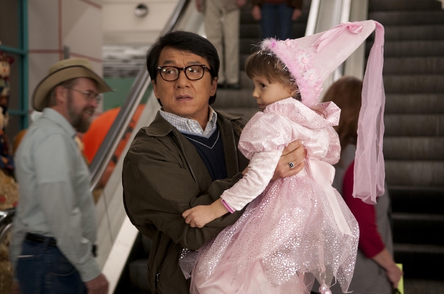 Jackie Chan and Alina Foley star in Brain Levant’s The Spy Next Door.