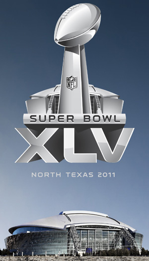 Super Bowl XLV on Feb. 6, 2011