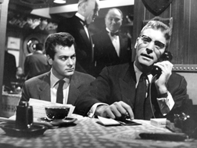 Tony Curtis (left) and Burt Lancaster in the great 'Sweet Smell of Success'