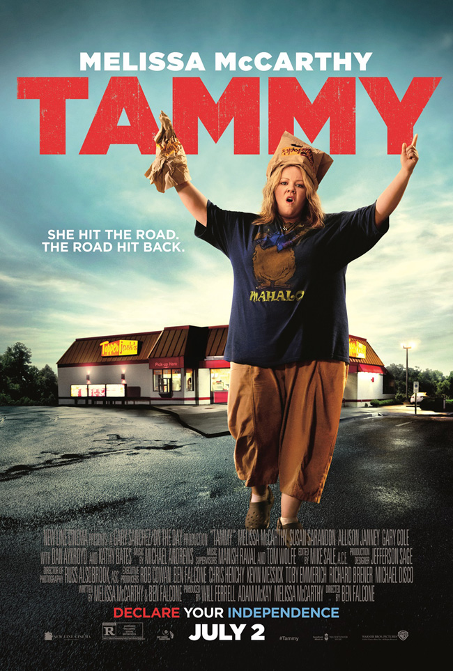 The movie poster for Tammy starring Melissa McCarthy and Susan Sarandon