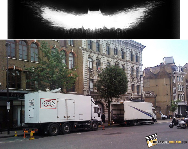 The first set photo from St. John Street in London on May 12, 2011