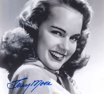 The Starlet Days: Terry Moore in an Early Publicity Shot