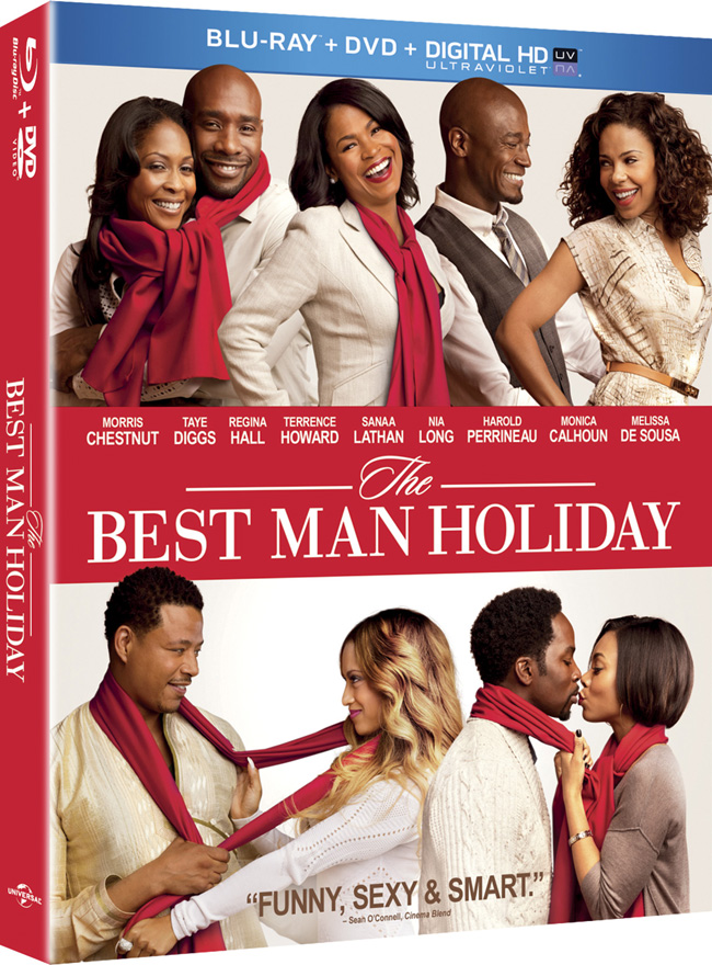 The Best Man Holiday with Taye Diggs and Morris Chestnut came to Blu-ray and DVD combo pack on Feb. 11, 2014
