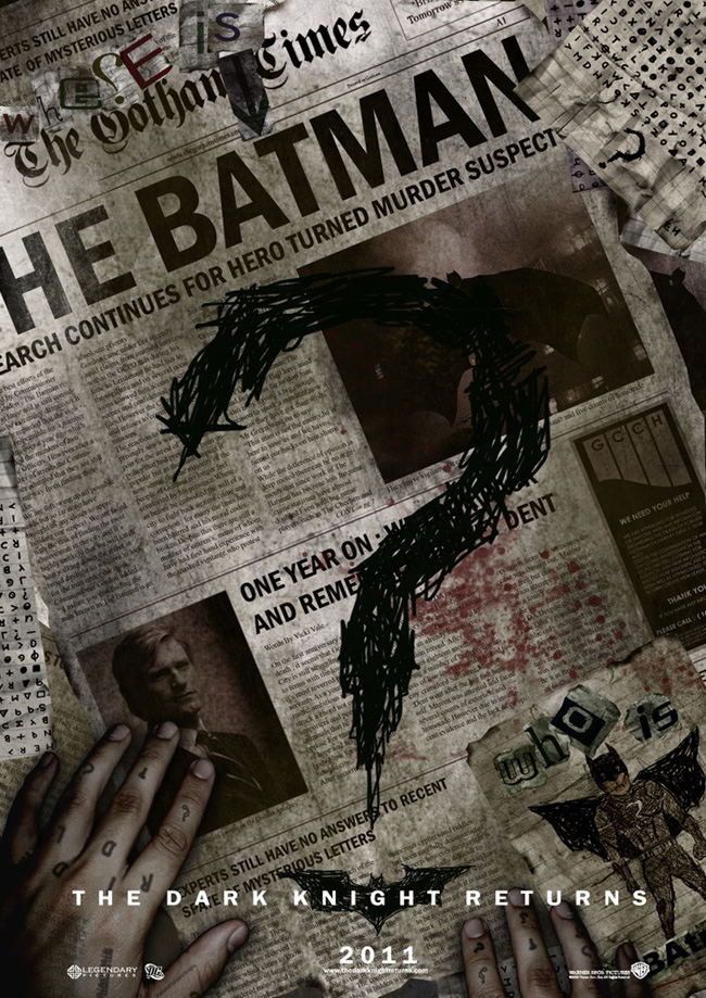 The Dark Knight Returns fan-made fake poster