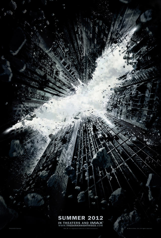 The first official teaser poster for The Dark Knight Rises released on July 11, 2011