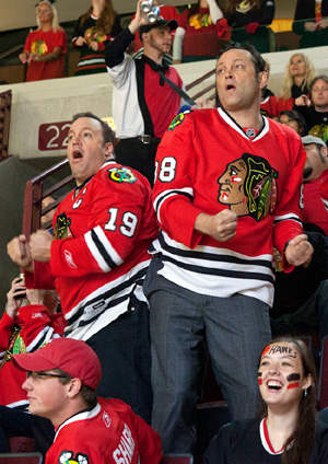 Kevin James (left) and Vince Vaughn in The Dilemma