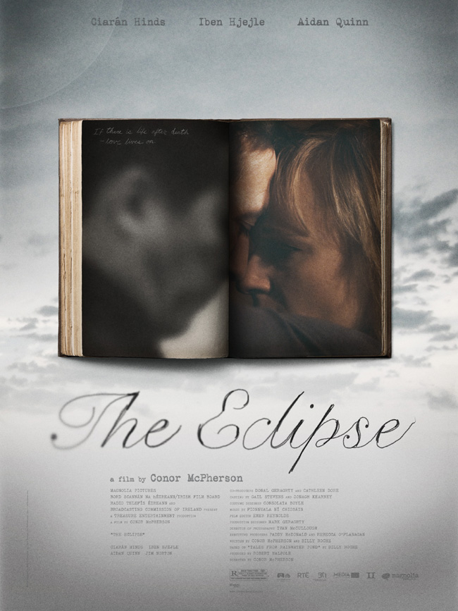 The movie poster for The Eclipse with Ciaran Hinds