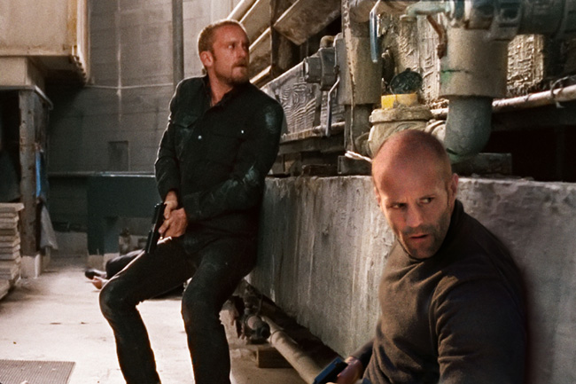 Ben Foster (left) and Jason Statham in The Mechanic