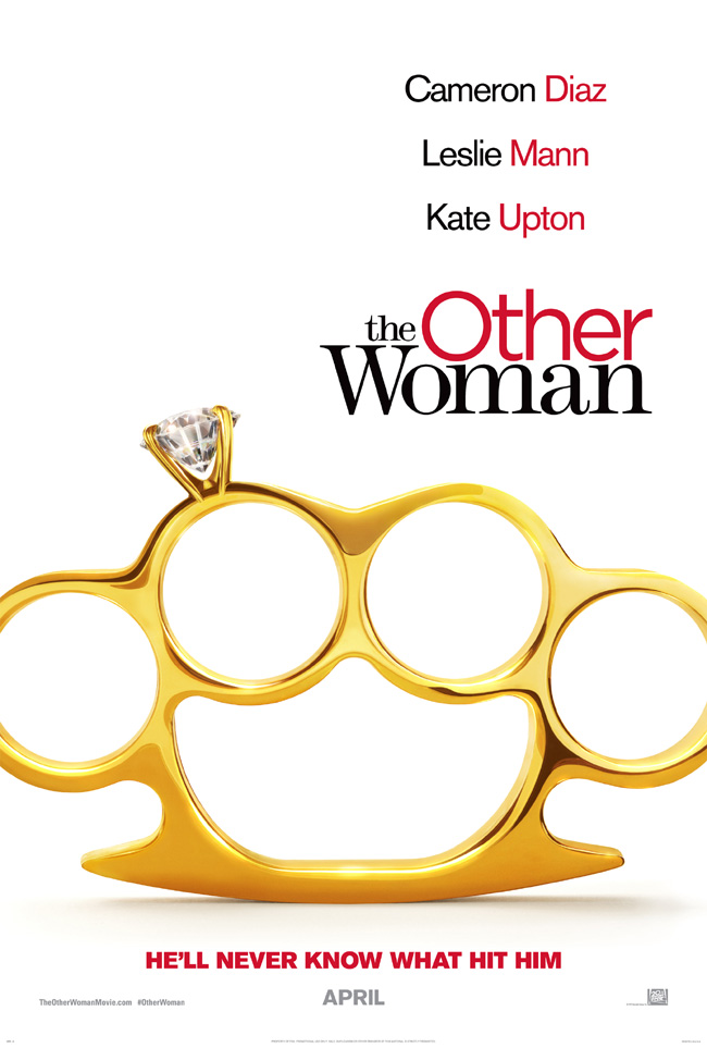 The movie poster for The Other Woman starring Cameron Diaz, Kate Upton and Nicki Minaj