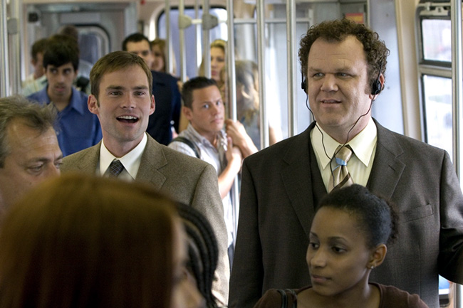 Seann William Scott (left) and John C. Reilly in The Promotion