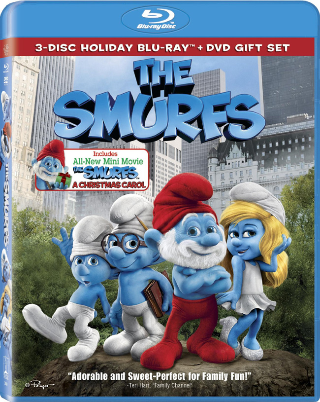 The Smurfs with Katy Perry and Neil Patrick Harris was released on Dec. 2, 2011 on Blu-ray and DVD