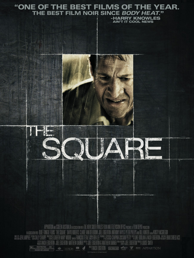 The movie poster for The Square from Nash and Joel Edgerton