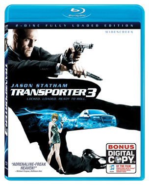 Transporter 3 was released on Blu-Ray on March 10th, 2009.