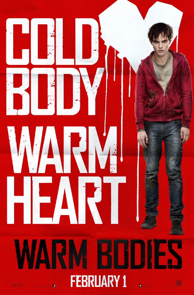 The movie poster for Warm Bodies starring John Malkovich