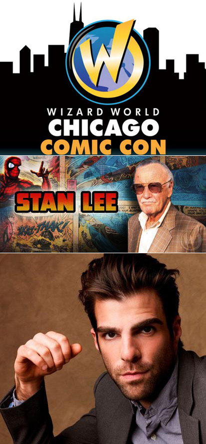 Meet Stan Lee and Zachary Quinto at Wizard World Chicago