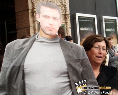 Ben Affleck and Casey Affleck in Chicago on Oct. 10, 2007 for Gone Baby Gone