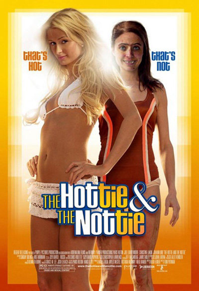 The movie poster for The Hottie and the Nottie with Paris Hilton