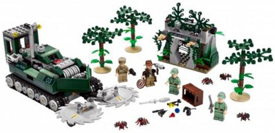 The jungle cutter Lego set for Indiana Jones