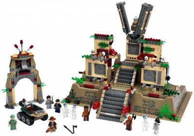 The Temple of the Crystal Skull Lego set for Indiana Jones