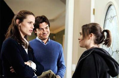 Jennifer Garner (left), Jason Bateman and Ellen Page in Juno