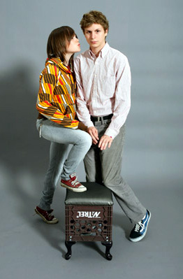 Ellen Page and Michael Cera for Juno on Sept. 8, 2007