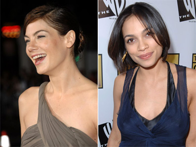 Michelle Monaghan (left) and Rosario Dawson