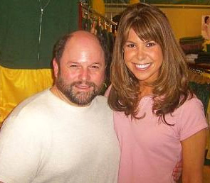 Jessica Radloff with Jason Alexander of Seinfeld