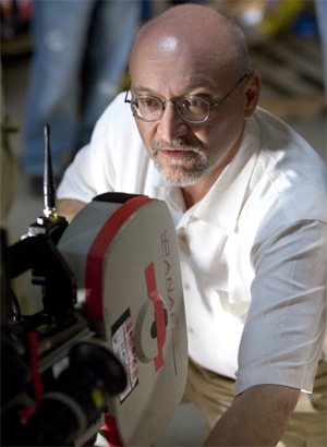 Director Frank Darabont filming The Mist