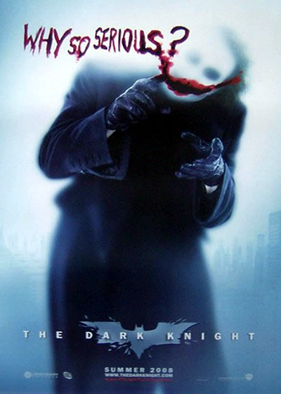 The Dark Knight poster, WhySoSerious.com